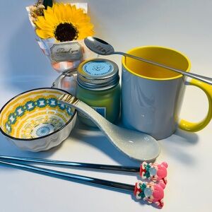 Gift Set Asian Inspired-Tea Tea Party Set- Ready for Gifting-Tea Set Asian Style